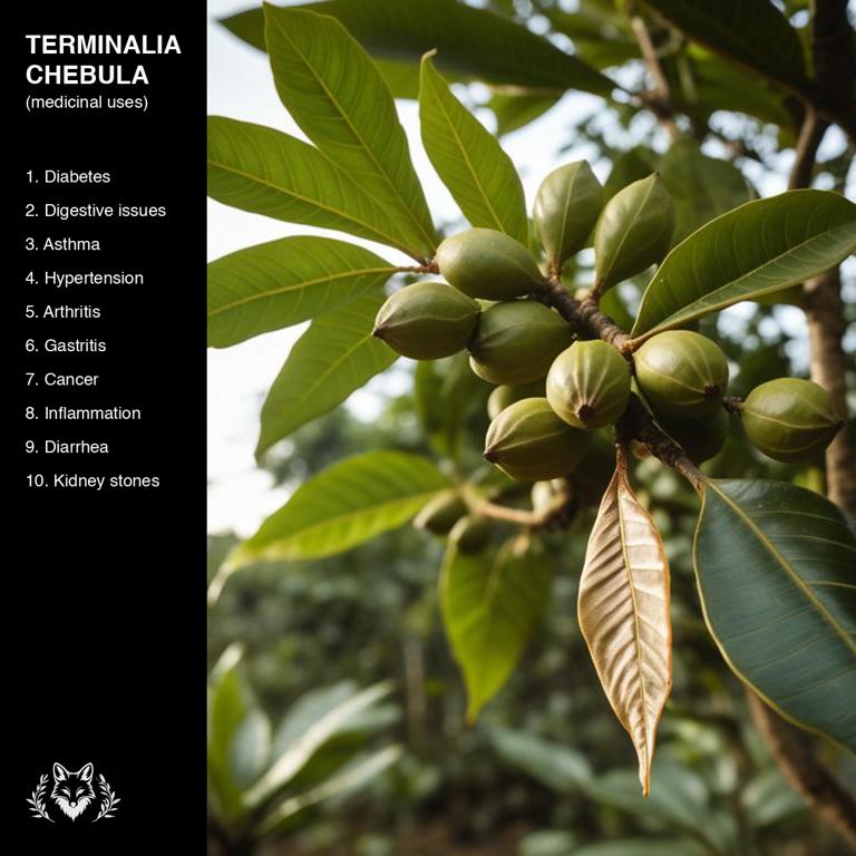 uses of Terminalia chebula