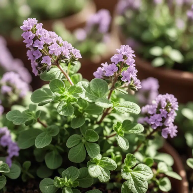 Thymus serpyllum plant