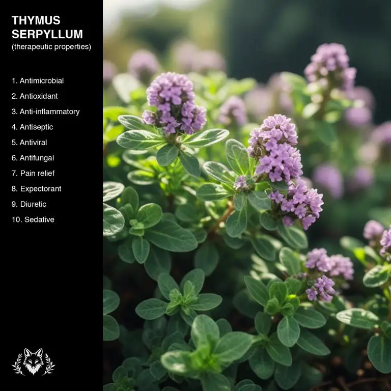 properties of Thymus serpyllum