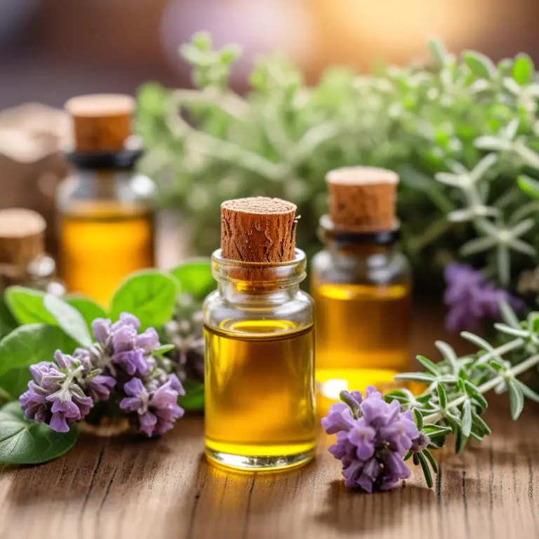 essential oil made with Thymus vulgaris