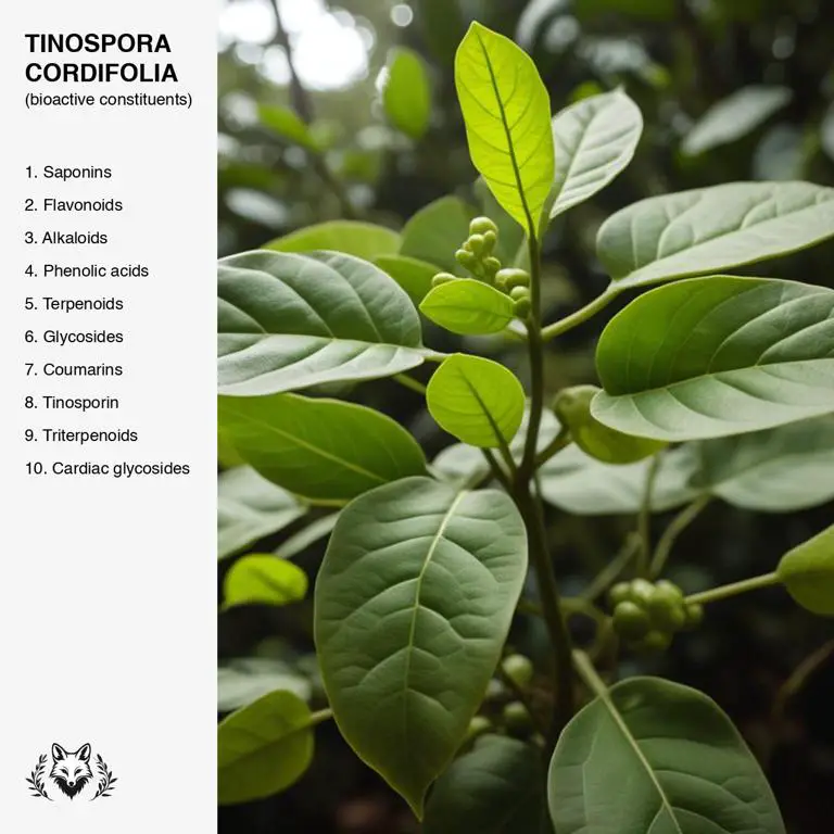 constituents of Tinospora cordifolia