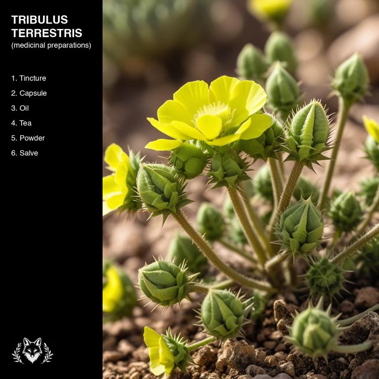 preparations of Tribulus terrestris