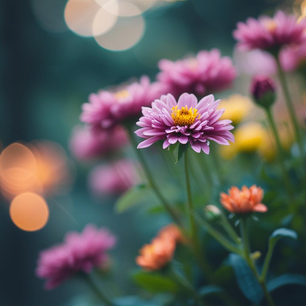 Herbal remedies from medicinal flowers.