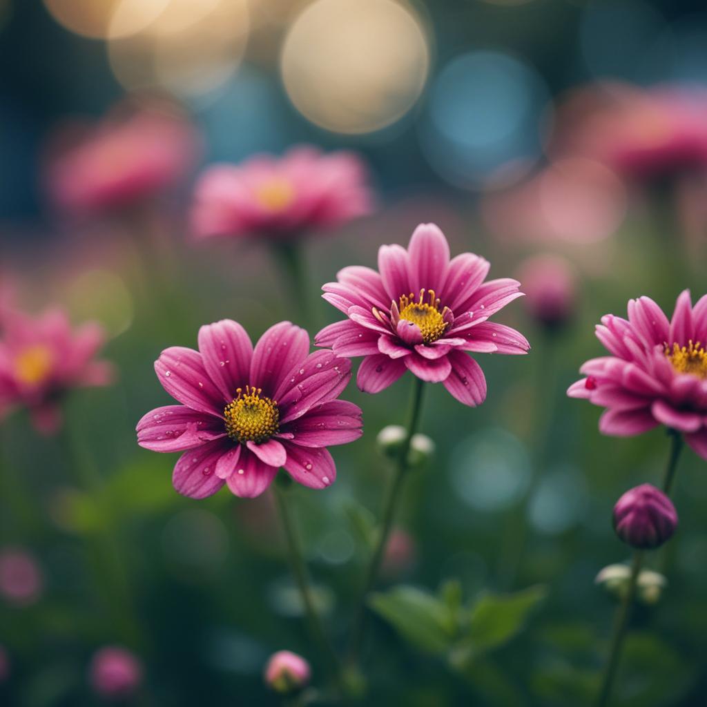 Medicinal flowers treat various health conditions.