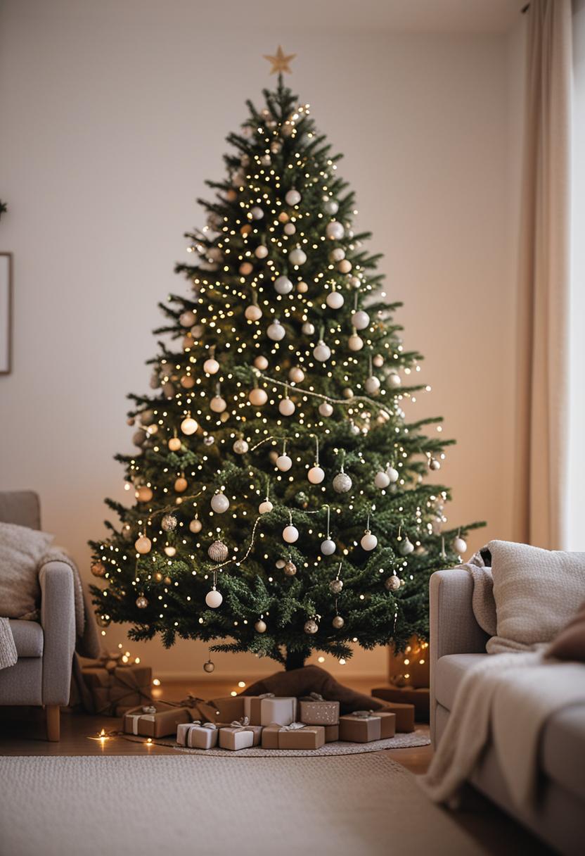 Cozy Christmas tree moments for healing and peace.