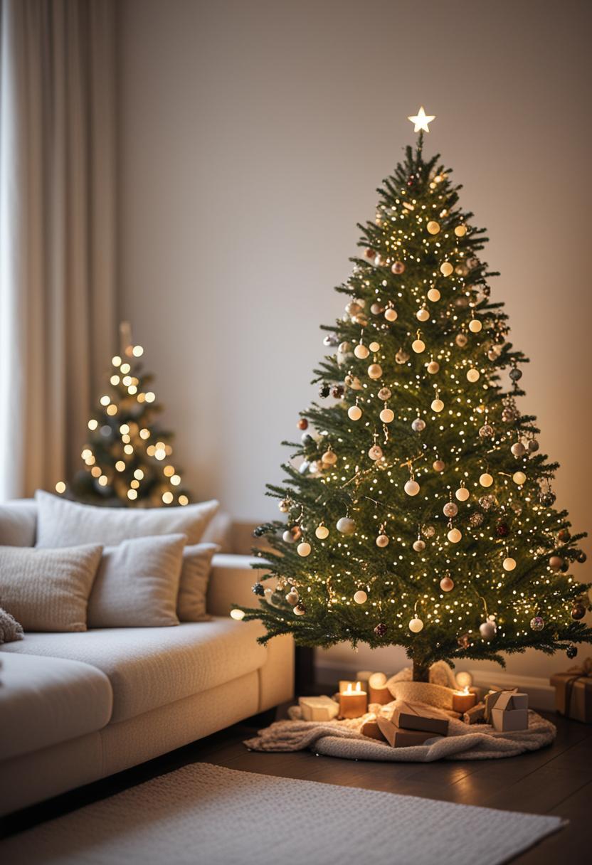 Christmas tree therapy for emotional healing and comfort.