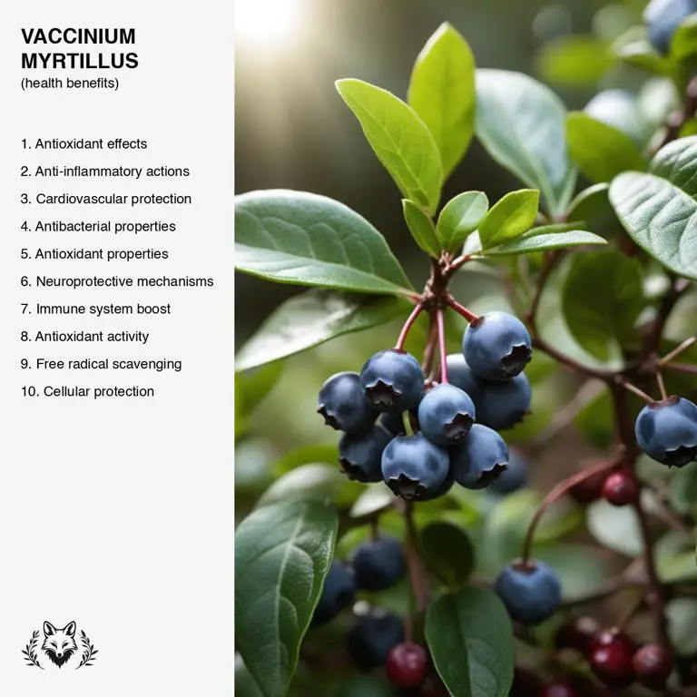 benefits of Vaccinium myrtillus