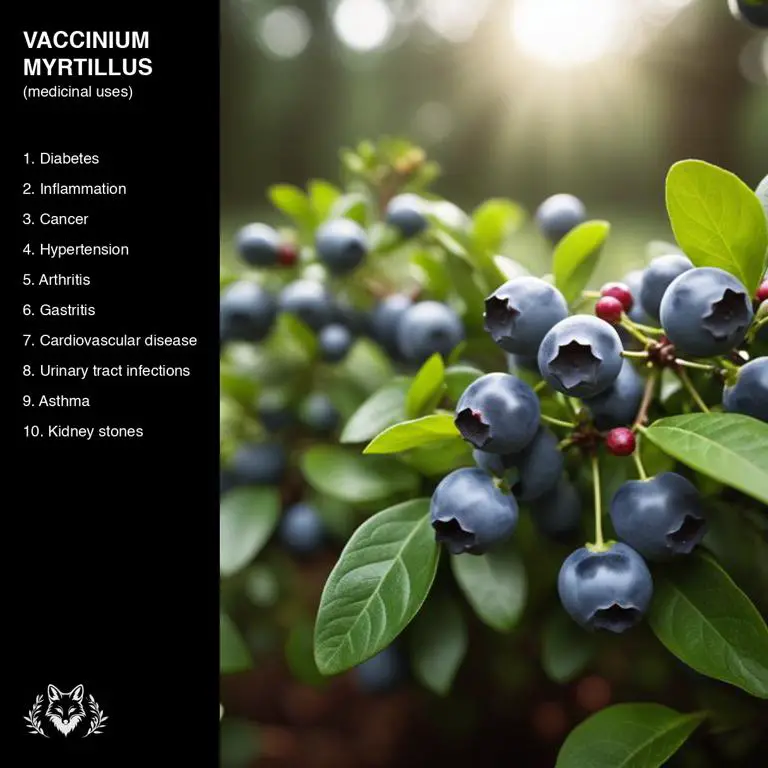 uses of Vaccinium myrtillus