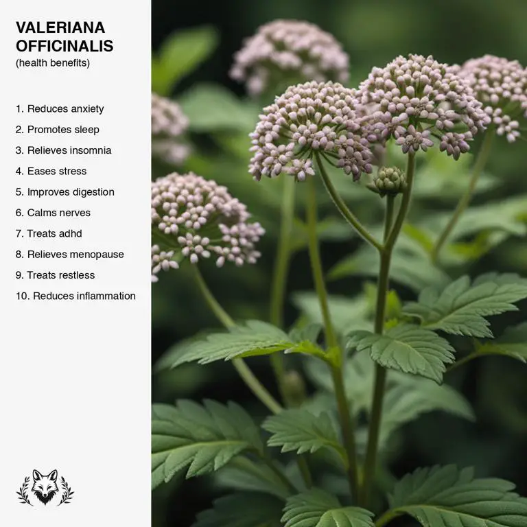 benefits of Valeriana officinalis