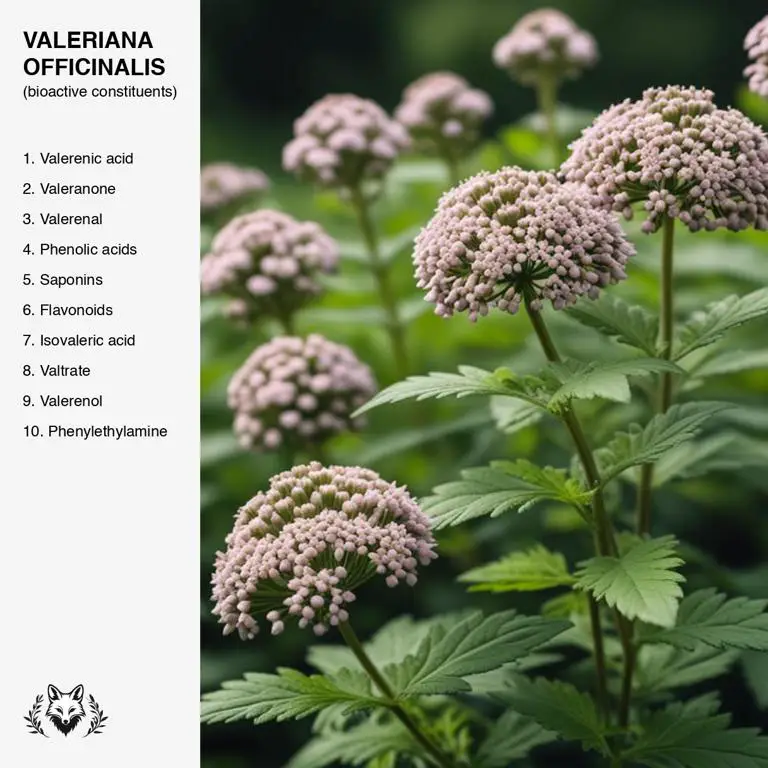 constituents of Valeriana officinalis