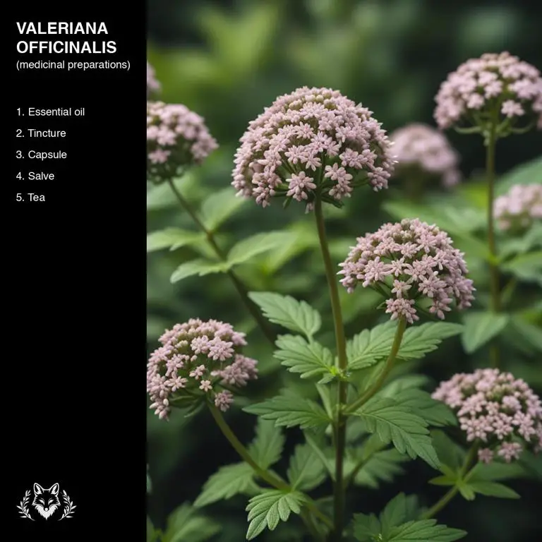 preparations of Valeriana officinalis