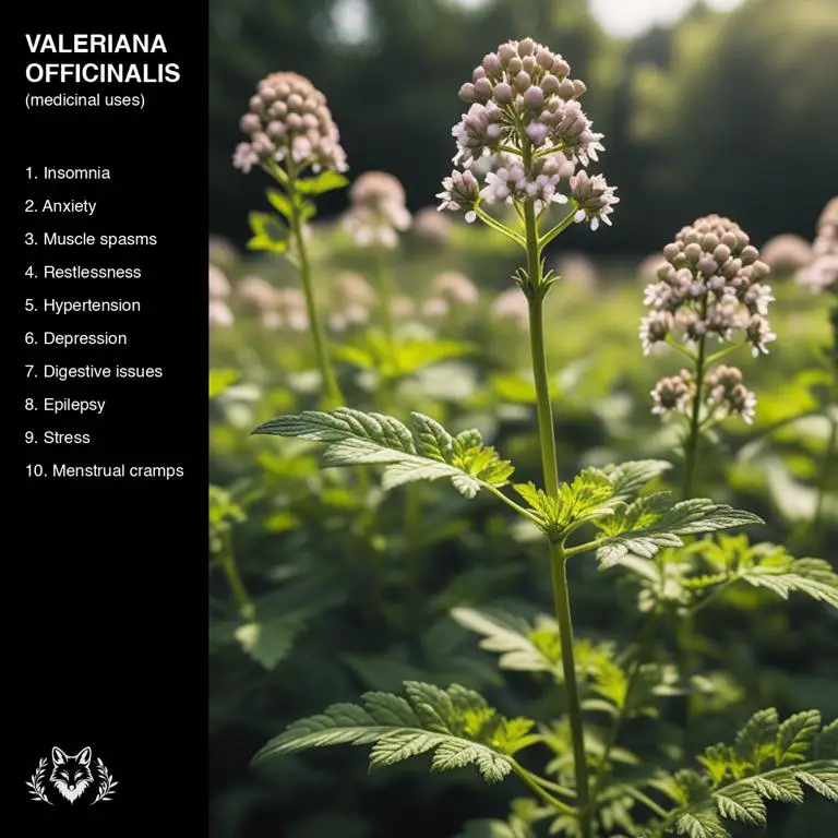 uses of Valeriana officinalis