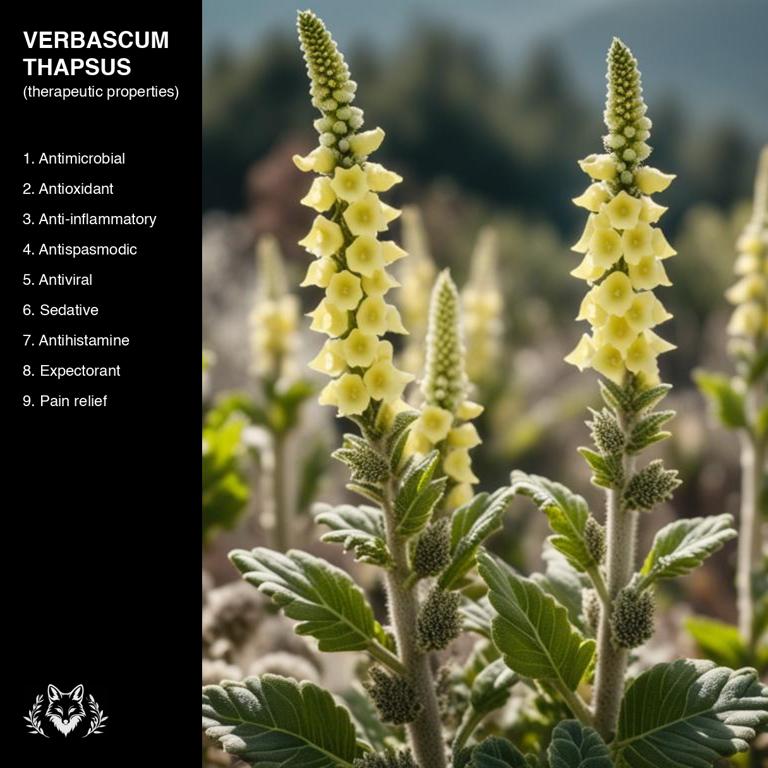 properties of Verbascum thapsus