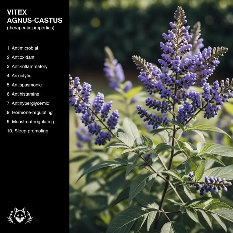 properties of Vitex agnus-castus