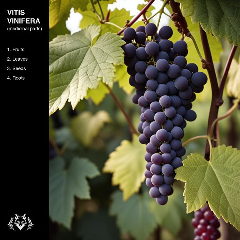 parts of Vitis vinifera