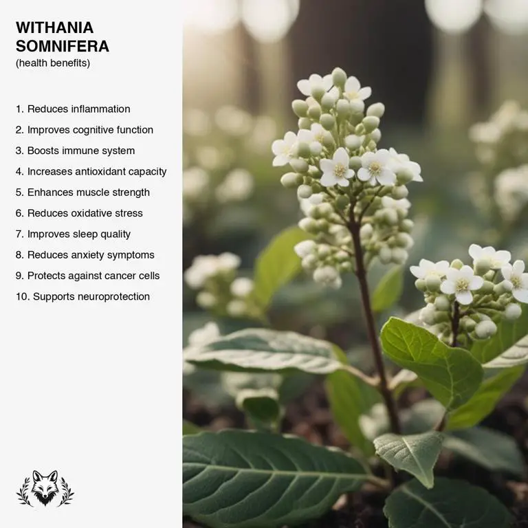 benefits of Withania somnifera