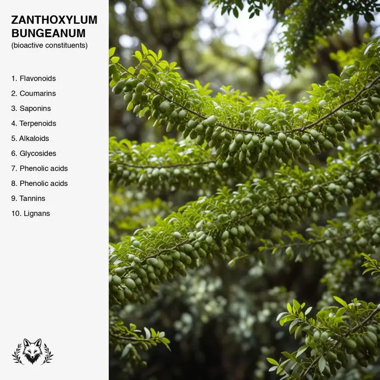 constituents of Zanthoxylum bungeanum