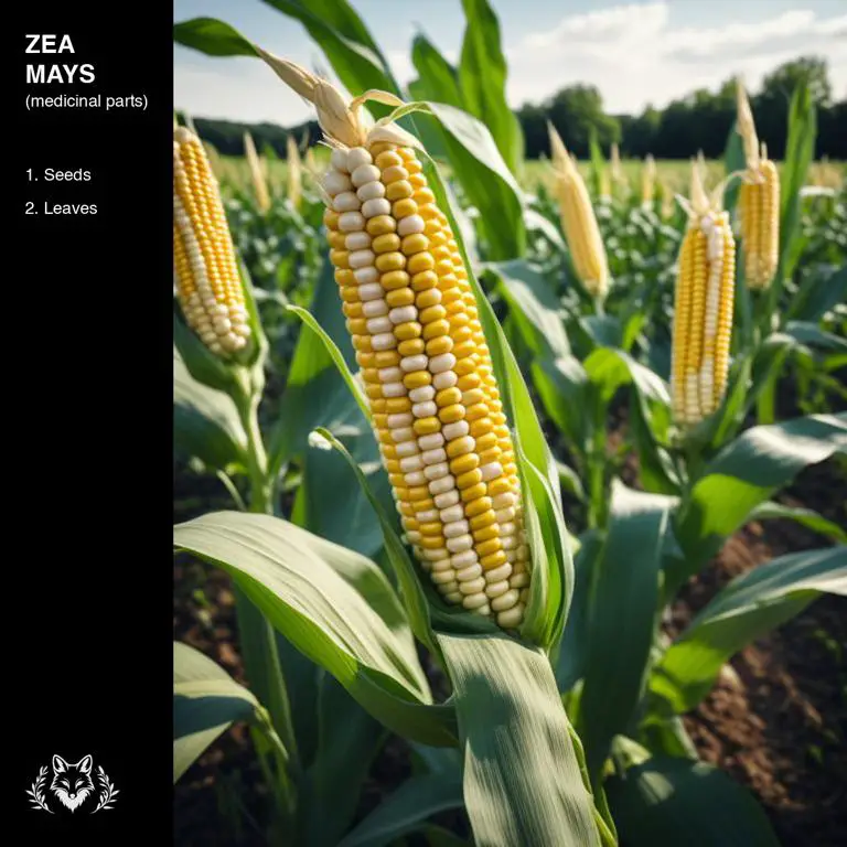 parts of Zea mays