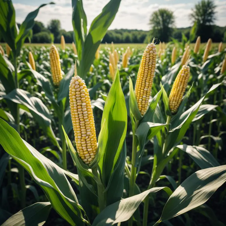 Zea mays plant