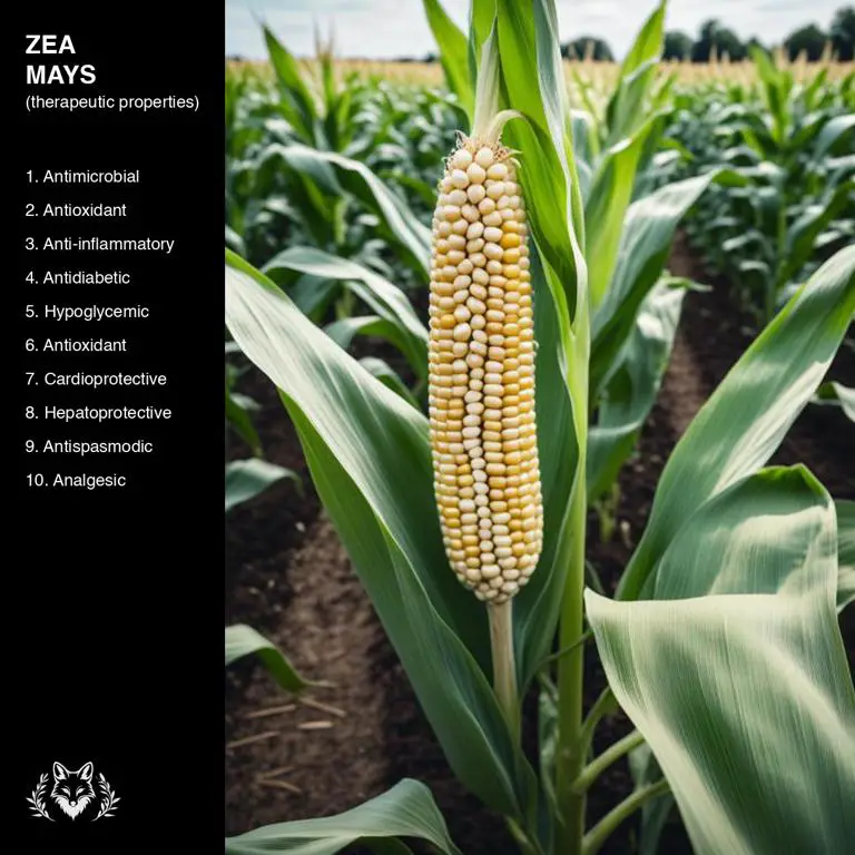 properties of Zea mays