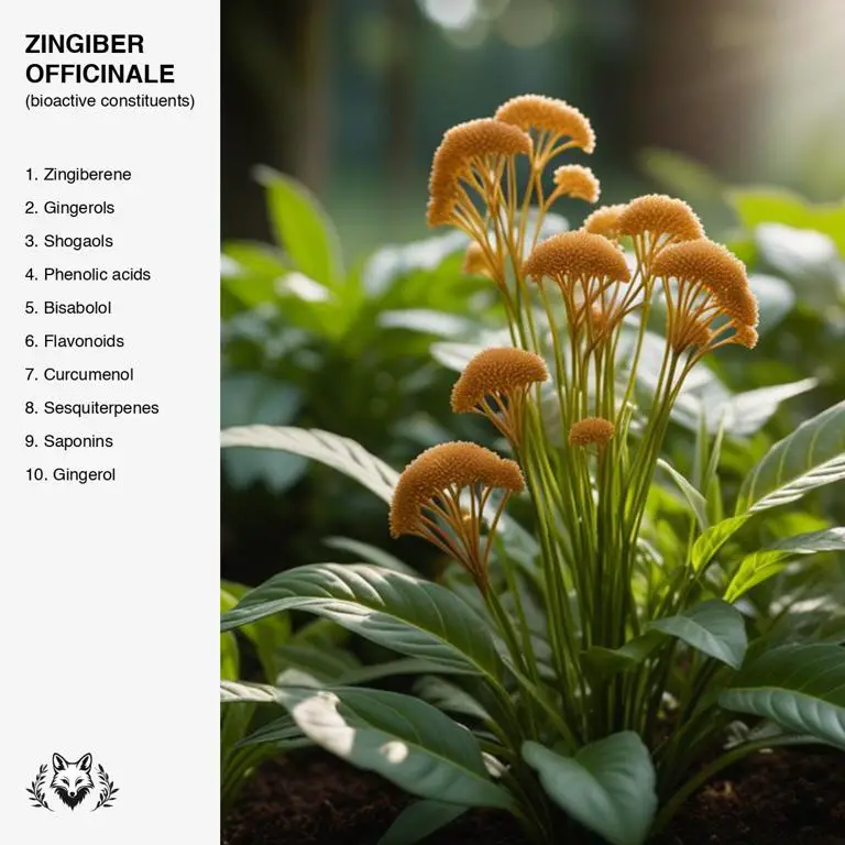 constituents of Zingiber officinale