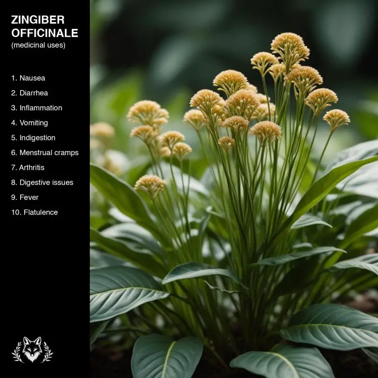 uses of Zingiber officinale