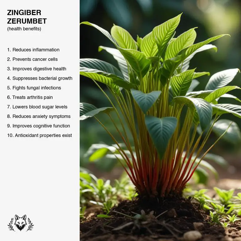 benefits of Zingiber zerumbet