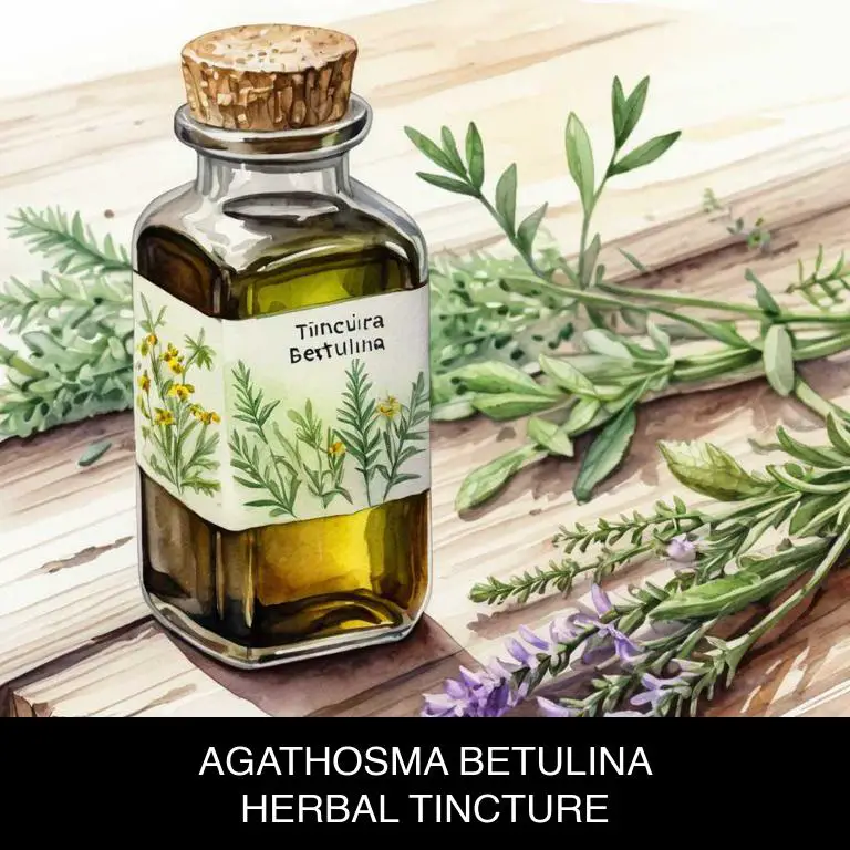 agathosma betulina herbal tinctures for prostate-inflammation