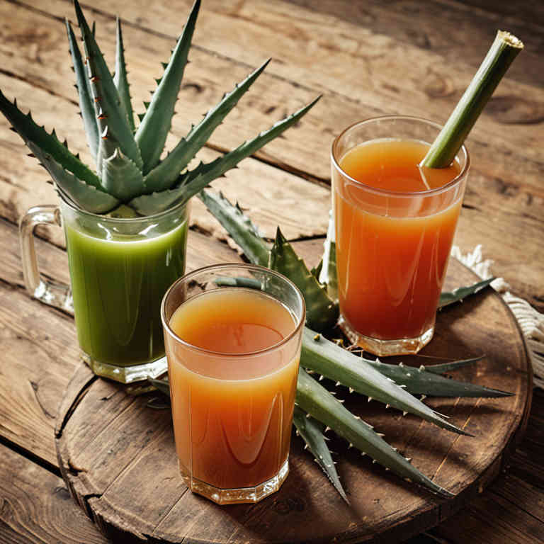Aloe barbadensis juices