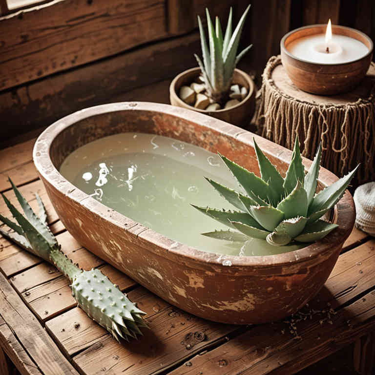 Aloe vera baths