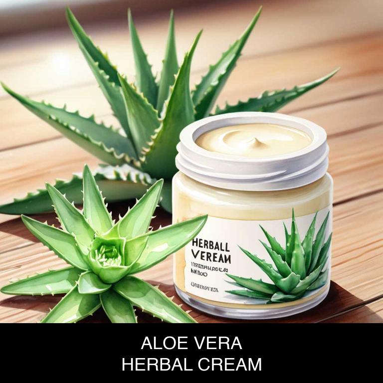 aloe vera herbal creams for dry-skin