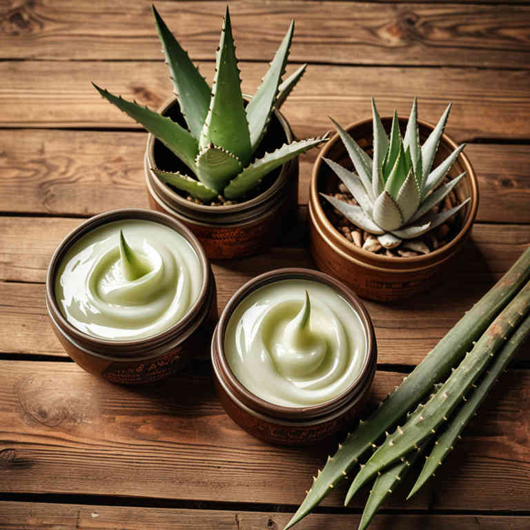 Aloe vera var. chinensis creams