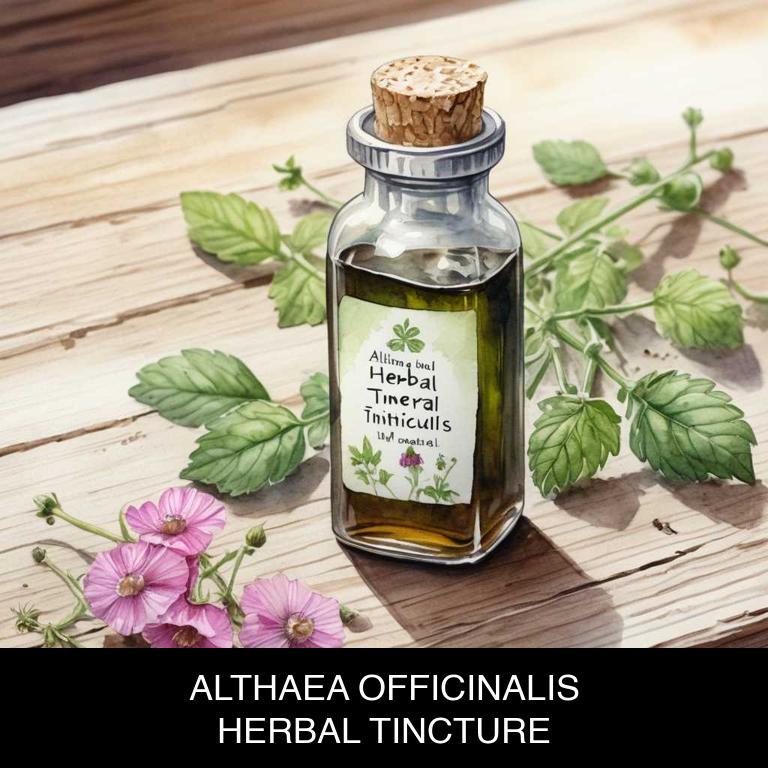 althaea officinalis herbal tinctures for hay-fever