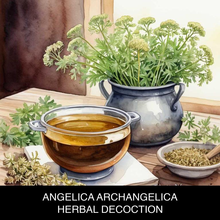 angelica archangelica herbal decoctions for uterine-fibroids