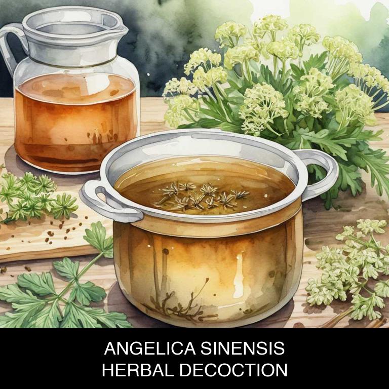 angelica sinensis herbal decoctions for hormonal-imbalance