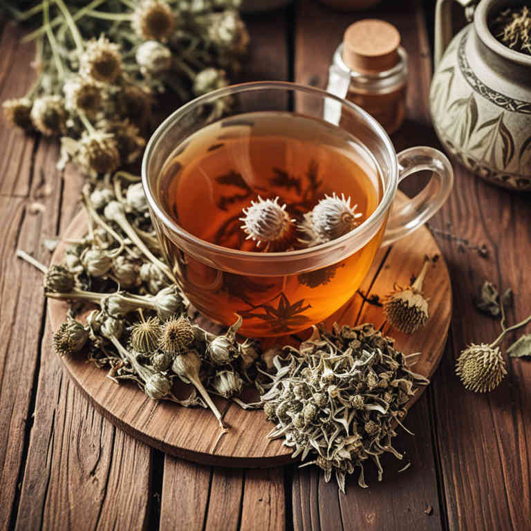 Arctium lappa tea