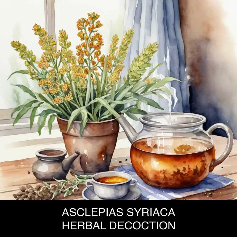 asclepias syriaca herbal decoctions for emphysema