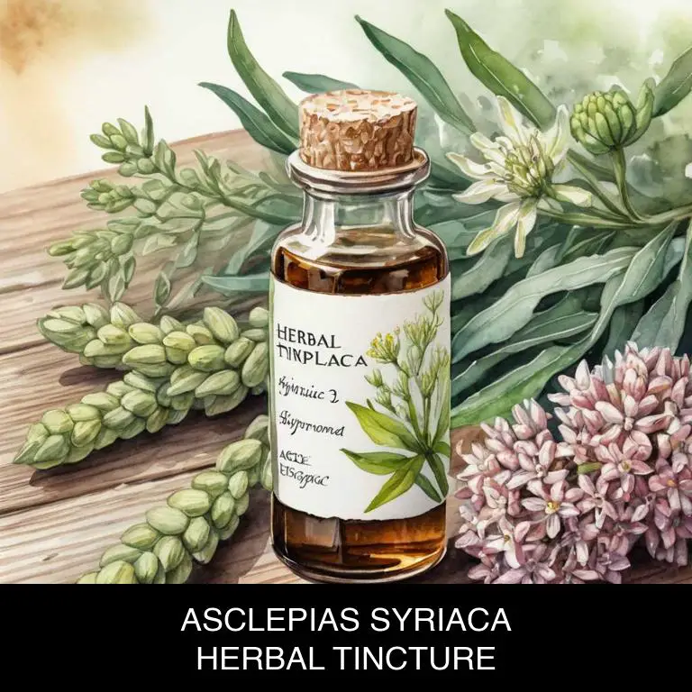 asclepias syriaca herbal tinctures for grief