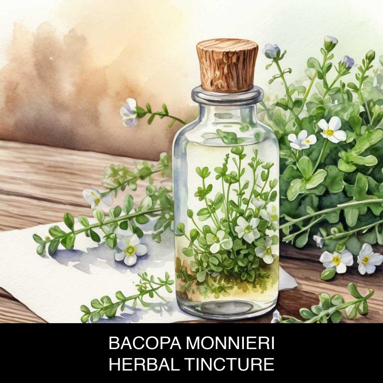 bacopa monnieri herbal tinctures for hair-fall