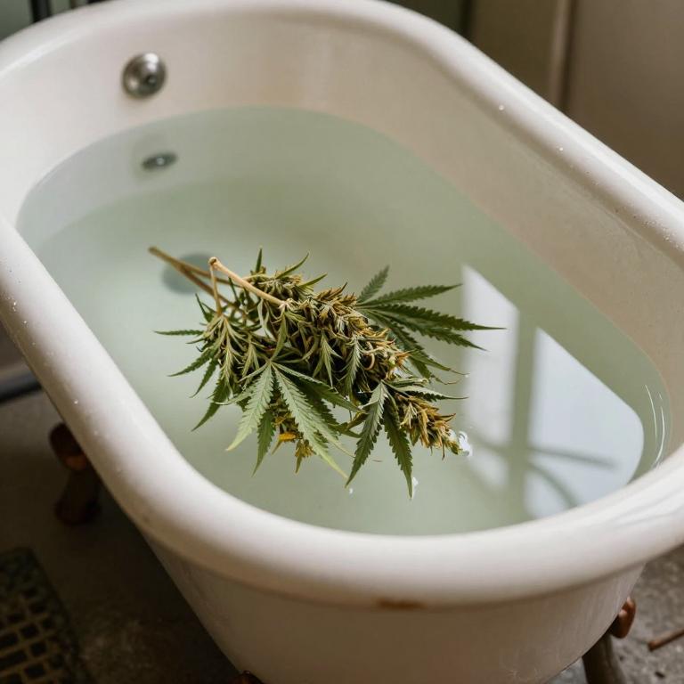 cannabis sativa bath