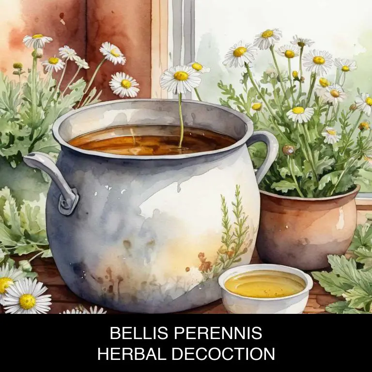 bellis perennis herbal decoctions for bee-sting