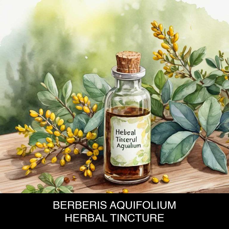 berberis aquifolium herbal tinctures for constipation