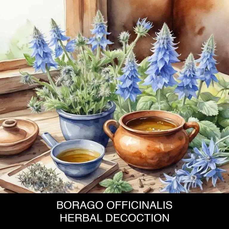 borago officinalis herbal decoctions for puffy-eyes