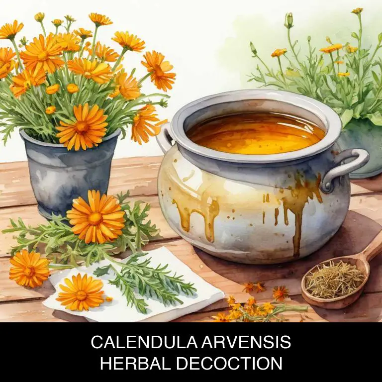 calendula arvensis herbal decoctions for stye