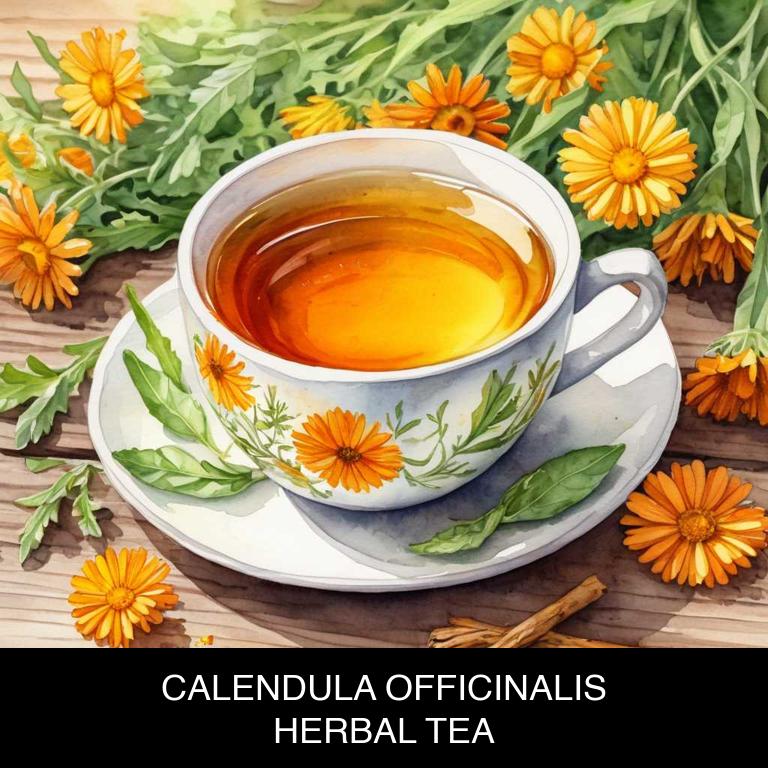 calendula officinalis herbal teas for itchy-skin