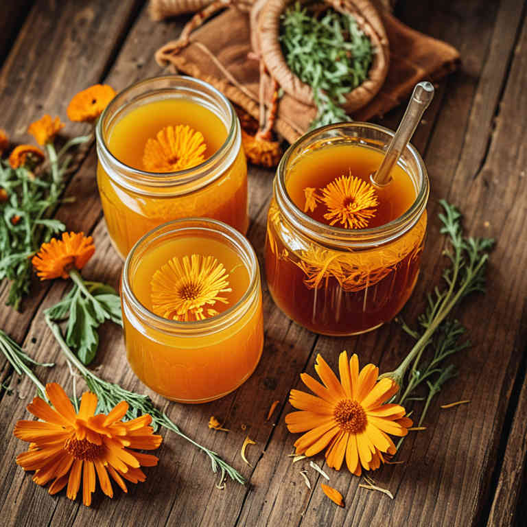 Calendula officinalis juices