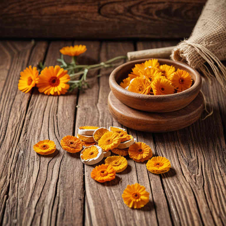 Calendula officinalis lozenges