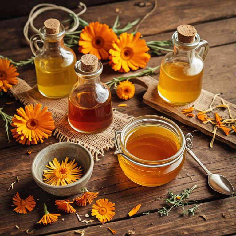 Calendula officinalis syrups