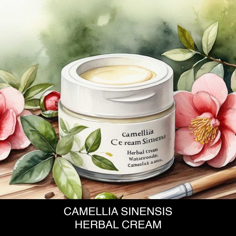 camellia sinensis herbal creams for oily-face