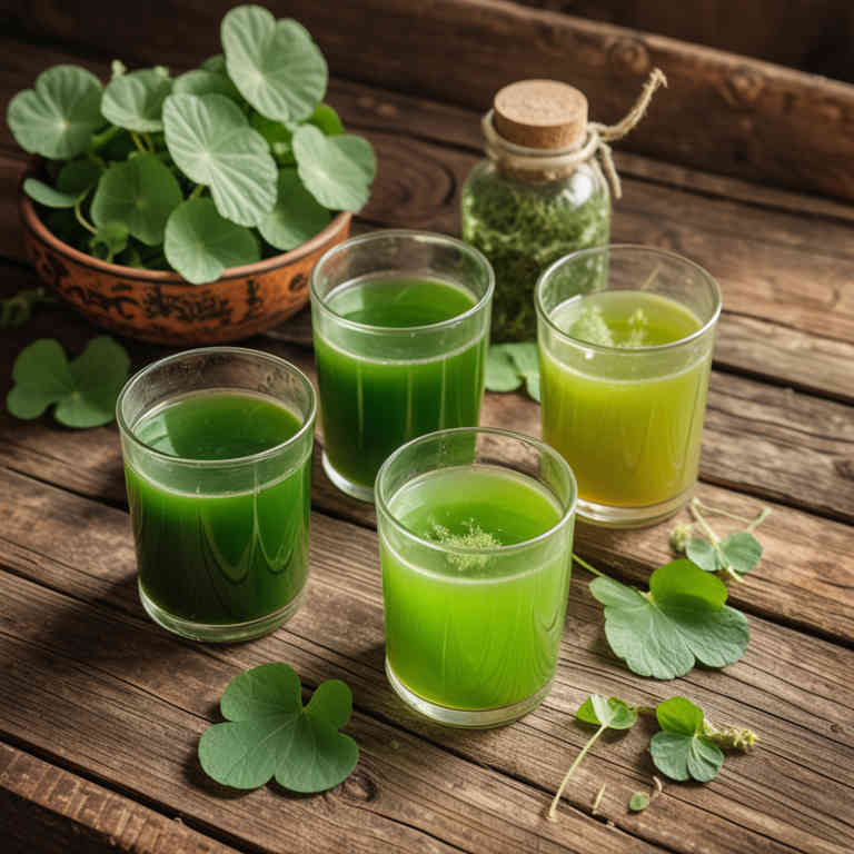 Centella asiatica juices
